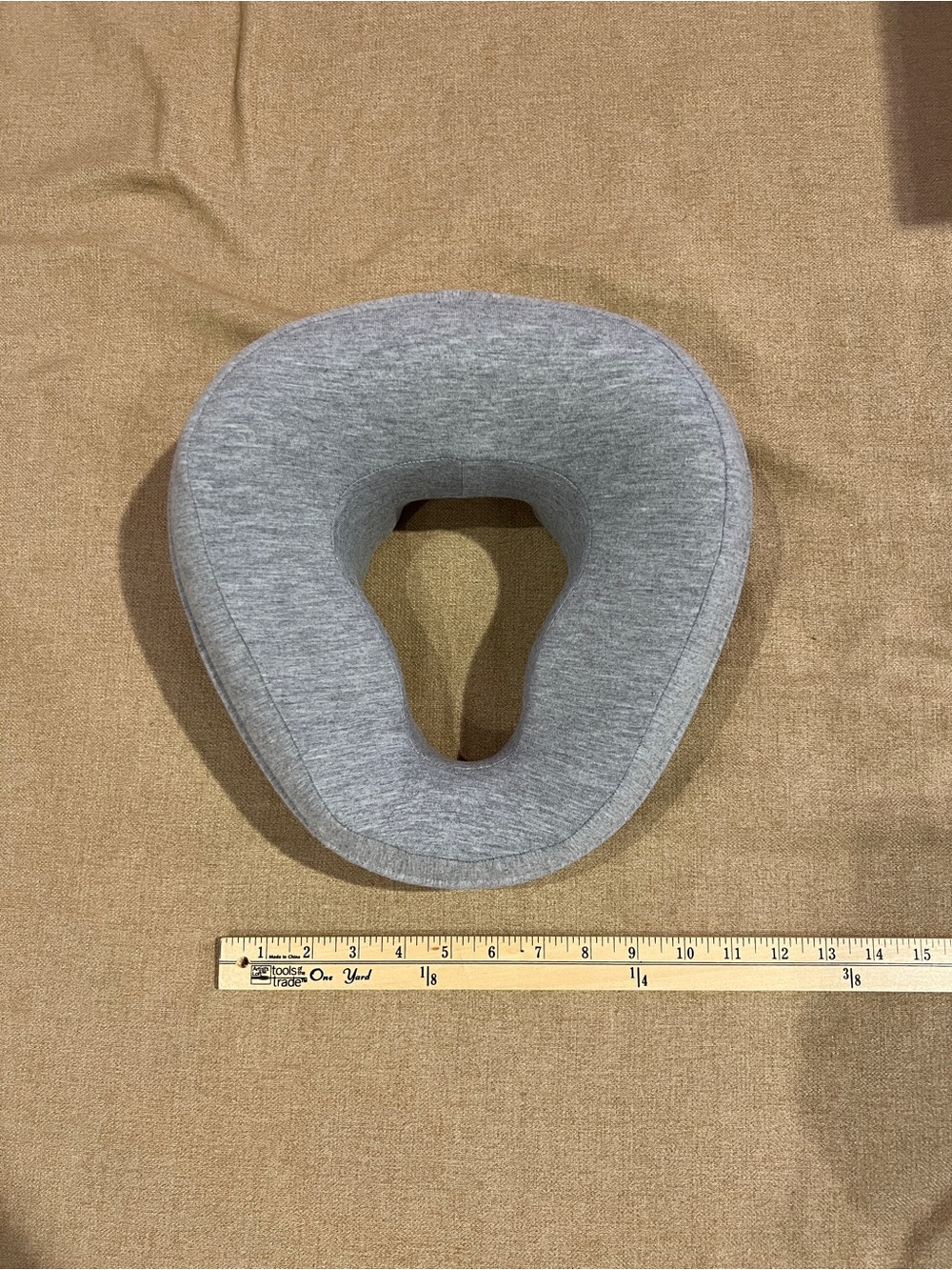 KONOVOLY Orthopedic‎ Memory Foam Seat Cushion Tailbone Relief Gray Support Pad